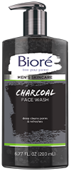 Bioré<sup>®</sup> Limpiador Facial Con Carbón Para Hombres